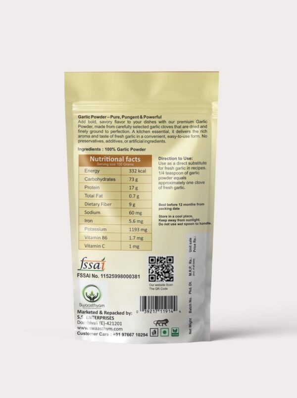 Premium Garlic Powder – Pure, Healthy & Flavourful - Image 3
