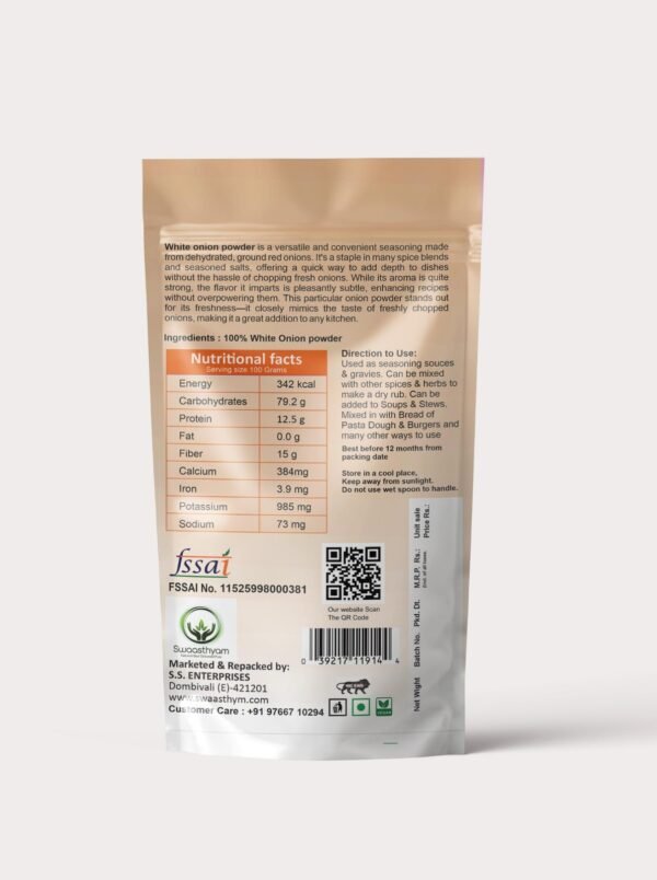 White Onion Powder – Healthy, Natural & Flavourful - Image 3